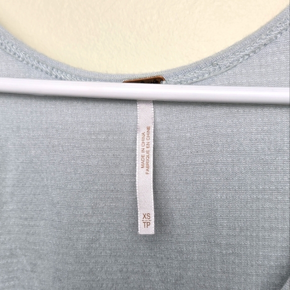 Free People Ruffle Bondi Modern Minimalist Oversize Boho Tank Top, XS - Picture 5 of 6